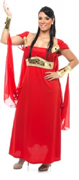 Grega longa vermelha dourada