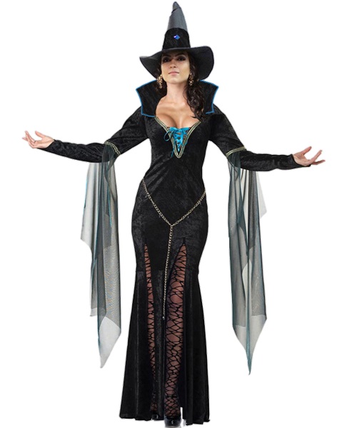 Fantasia de Halloween Feminina Vampira Chic com Capa