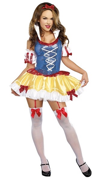 Branca de Neve Vestido Paet�
