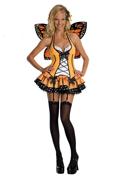 Borboleta Laranja e Preta