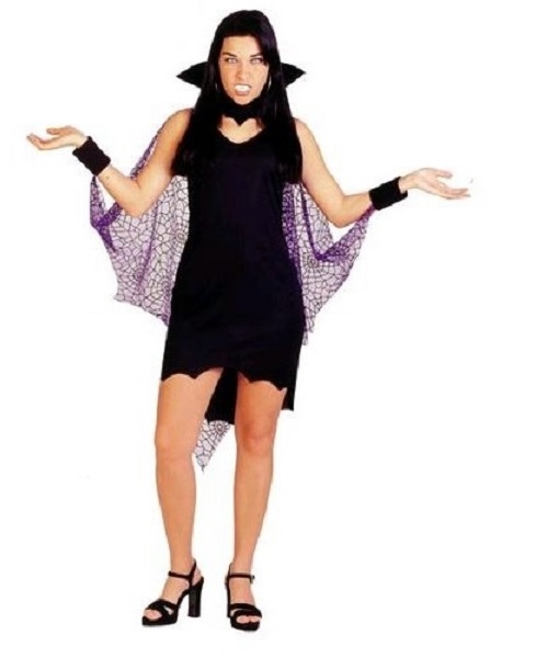 Vampira Curta Capa Roxa Aranha