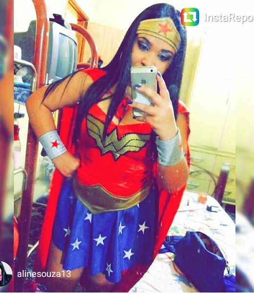 Mulher maravilha corpete