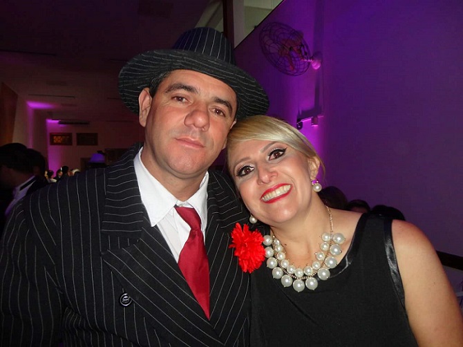 Gangster Terno Oxford risca de giz