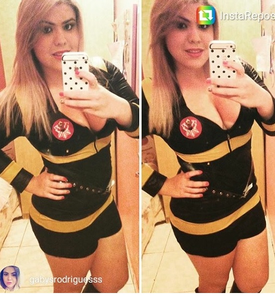 Bombeira Reta preto amarelo